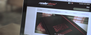 Screenshot from video of Render Demo website