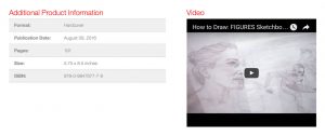 Screenshot of internal screen for how to draw figures book