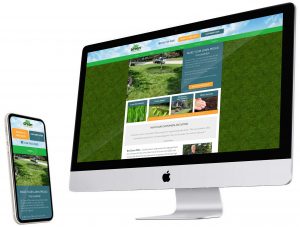 Bio Green Ohio website shown on desktop and mobile screens