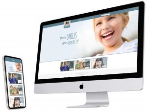 Scott Nieman, DDS website shown on desktop and mobile screens