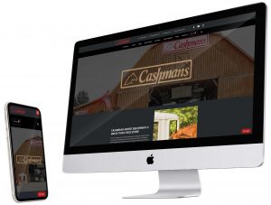 Cashmans Horse Equipment website shown on desktop and mobile screens
