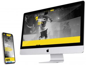 Freedome Parks website shown on desktop and mobile screens