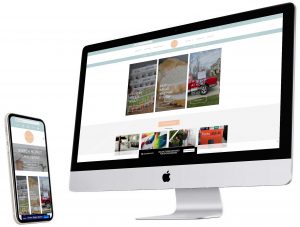 Passionate Penny Pincher website shown on desktop and mobile screens